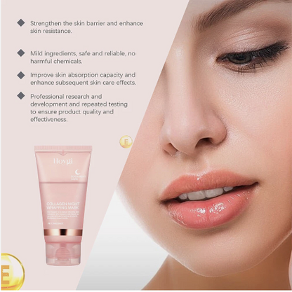 HOYGI Collagen Overnight Wrapping Peel-Off Facial Mask