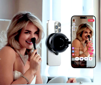 X68 Magnetic Phone Holder with Three-axis Rotation For Free Adjustment