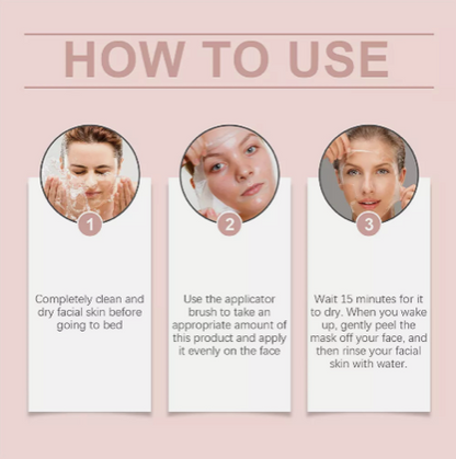 HOYGI Collagen Overnight Wrapping Peel-Off Facial Mask