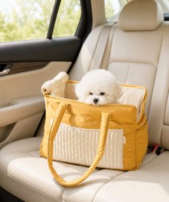 Quilted Premium Pet Carrier Tote for Cats & Small Dogs