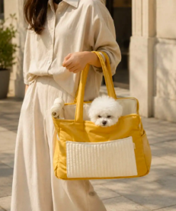 Alternative view of Quilted Premium Pet Carrier Tote for Cats & Small Dogs