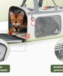 Three-Door Pet Carrier for Cats & Small Dogs - Image 5