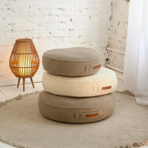 Miki Premium Round Teddy Dog Bed - Image 7
