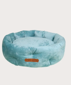 MARSHMALLOW Premium Marble Effect Velvet Dog Bed - Image 6