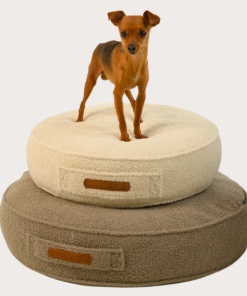 Miki Premium Round Teddy Dog Bed - Image 5
