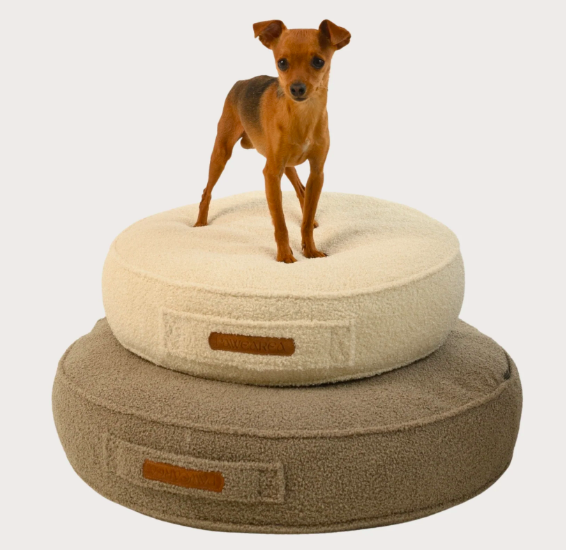 Miki Premium Round Teddy Dog Bed - Image 5